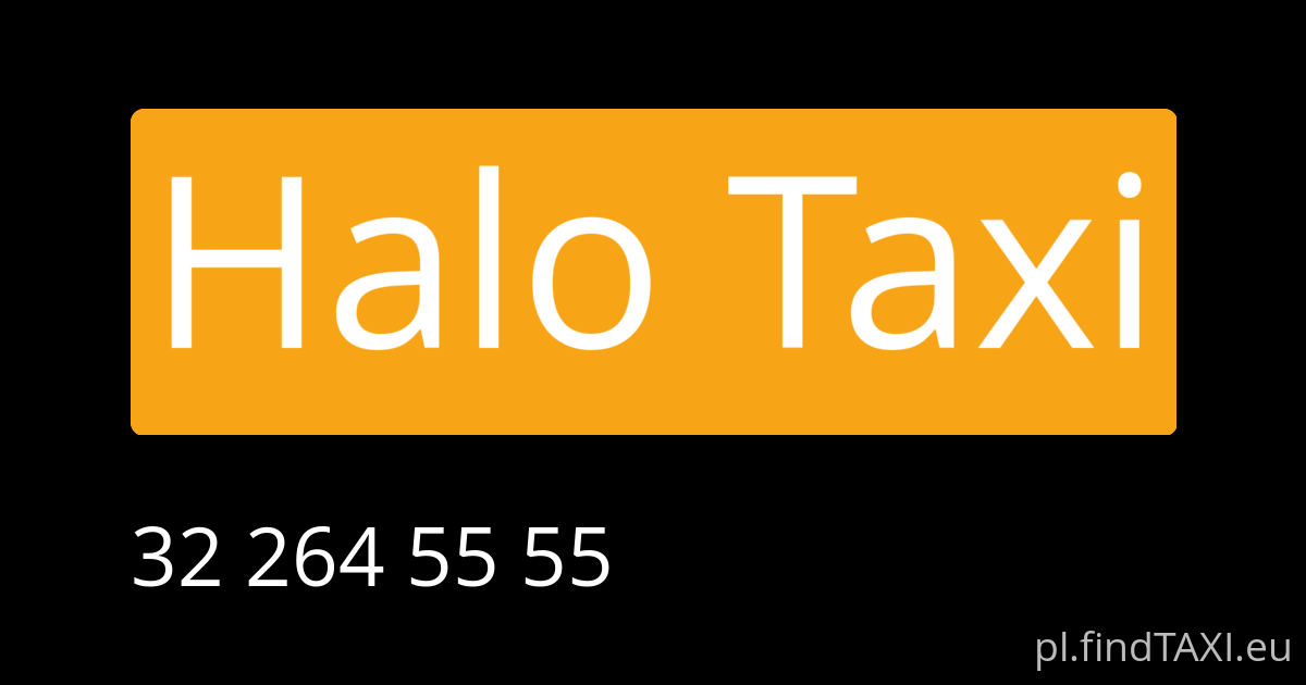 Halo Taxi (Dąbrowa Górnicza)