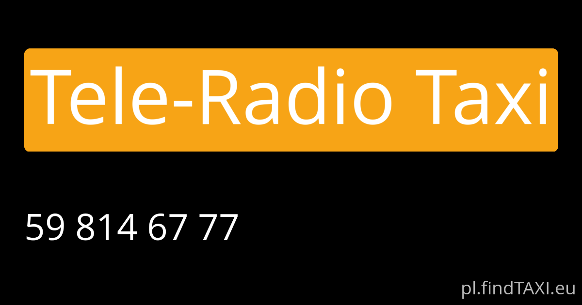 Tele-Radio Taxi (Ustka)